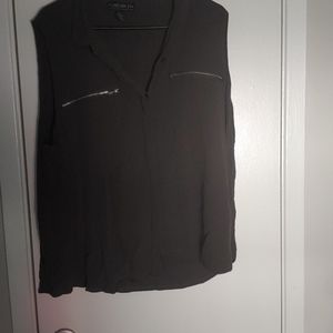 🖤4 for $25 Forever 21+ Army Green Zipper Tank Top